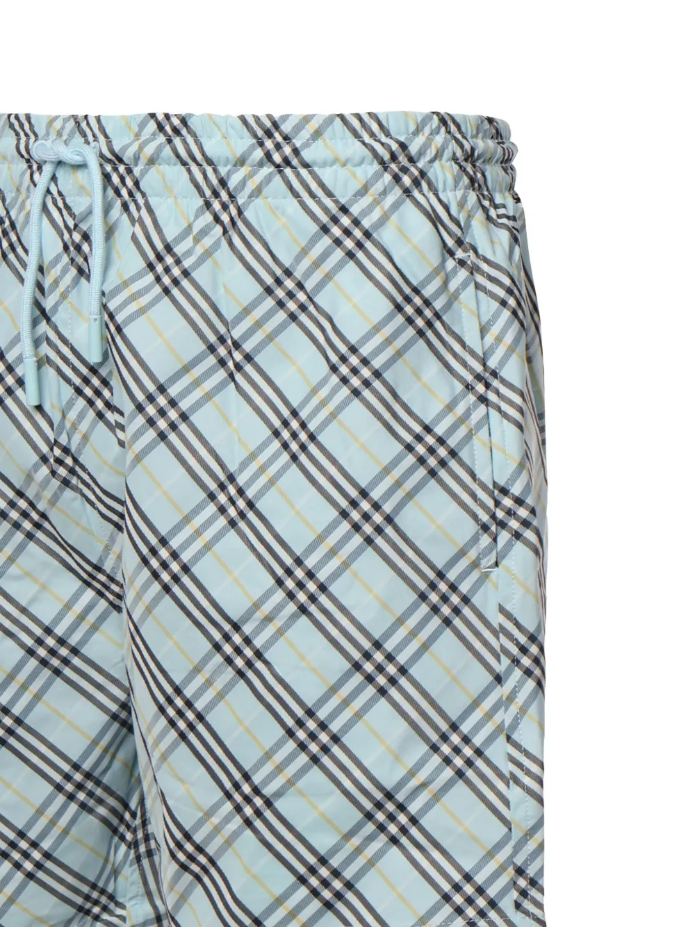 Burberry Zwembroek met trekkoord Blauw