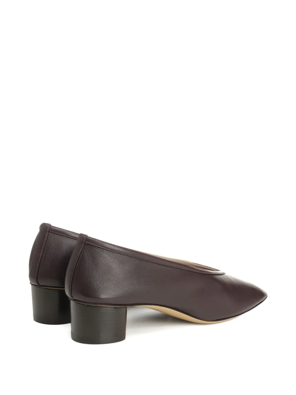 Le Monde Beryl block-heel pumps Brown