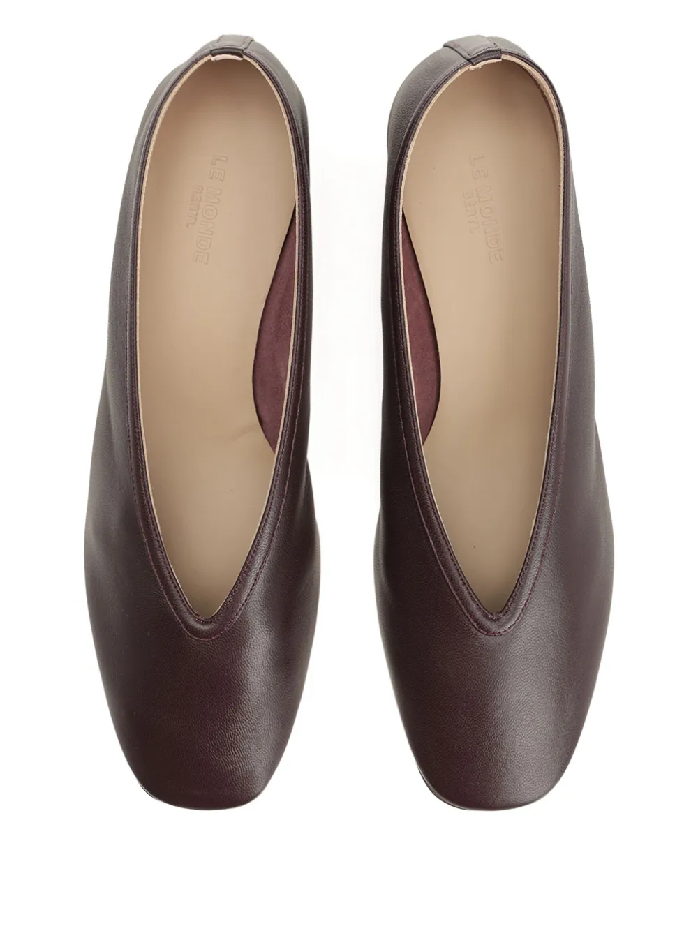 Le Monde Beryl block-heel pumps Brown