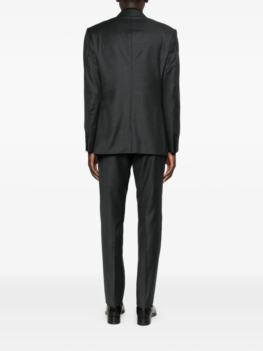 Tom Ford Shelton Single-breasted Wool Suit In Black