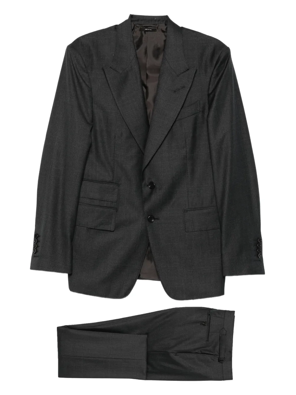 TOM FORD Sharkskin Shelton wool suit | Grey | Image 1