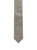 TOM FORD polka-dot silk tie - Grey