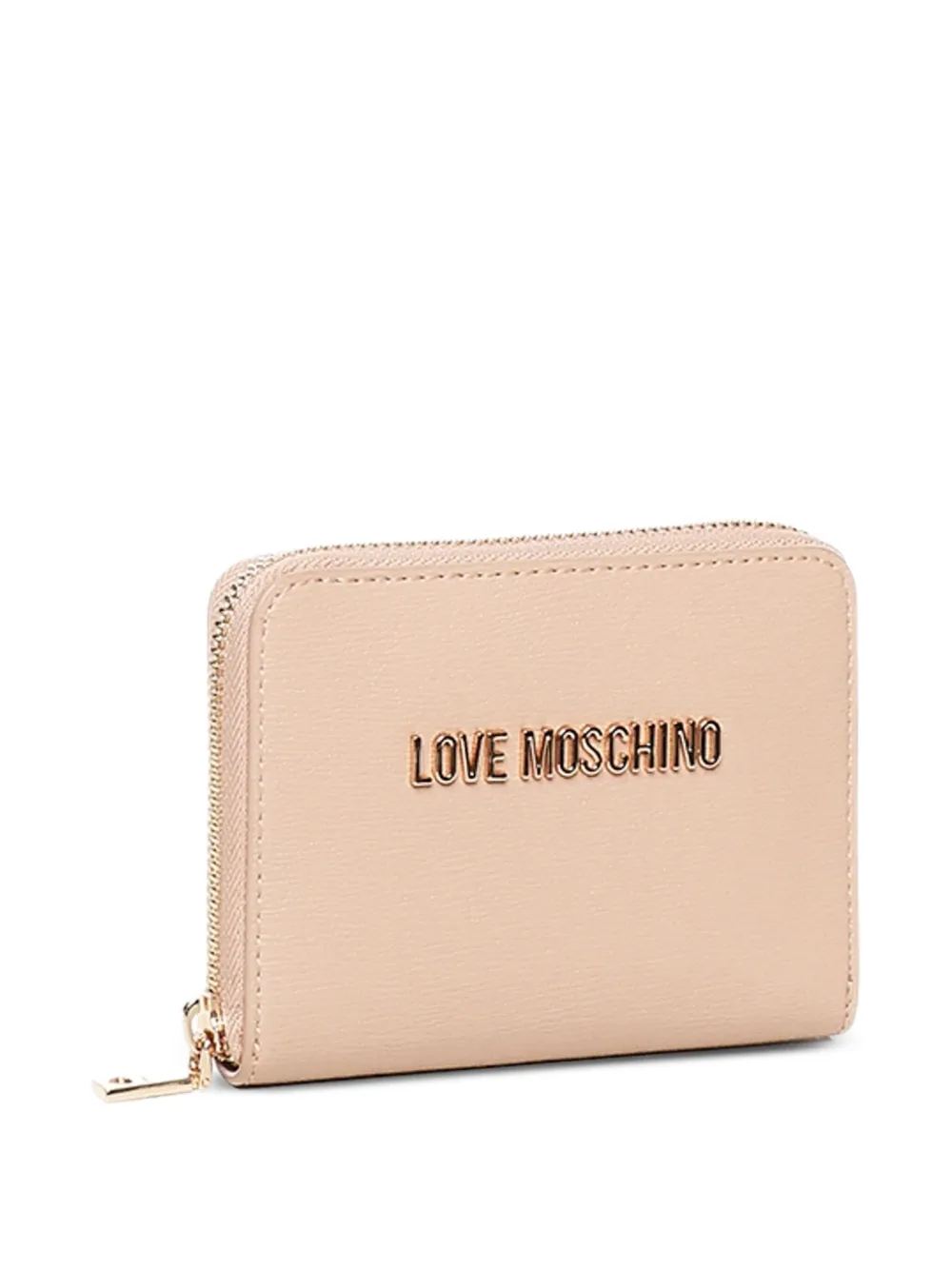 Love Moschino Portemonnee met rits en logodetail Roze