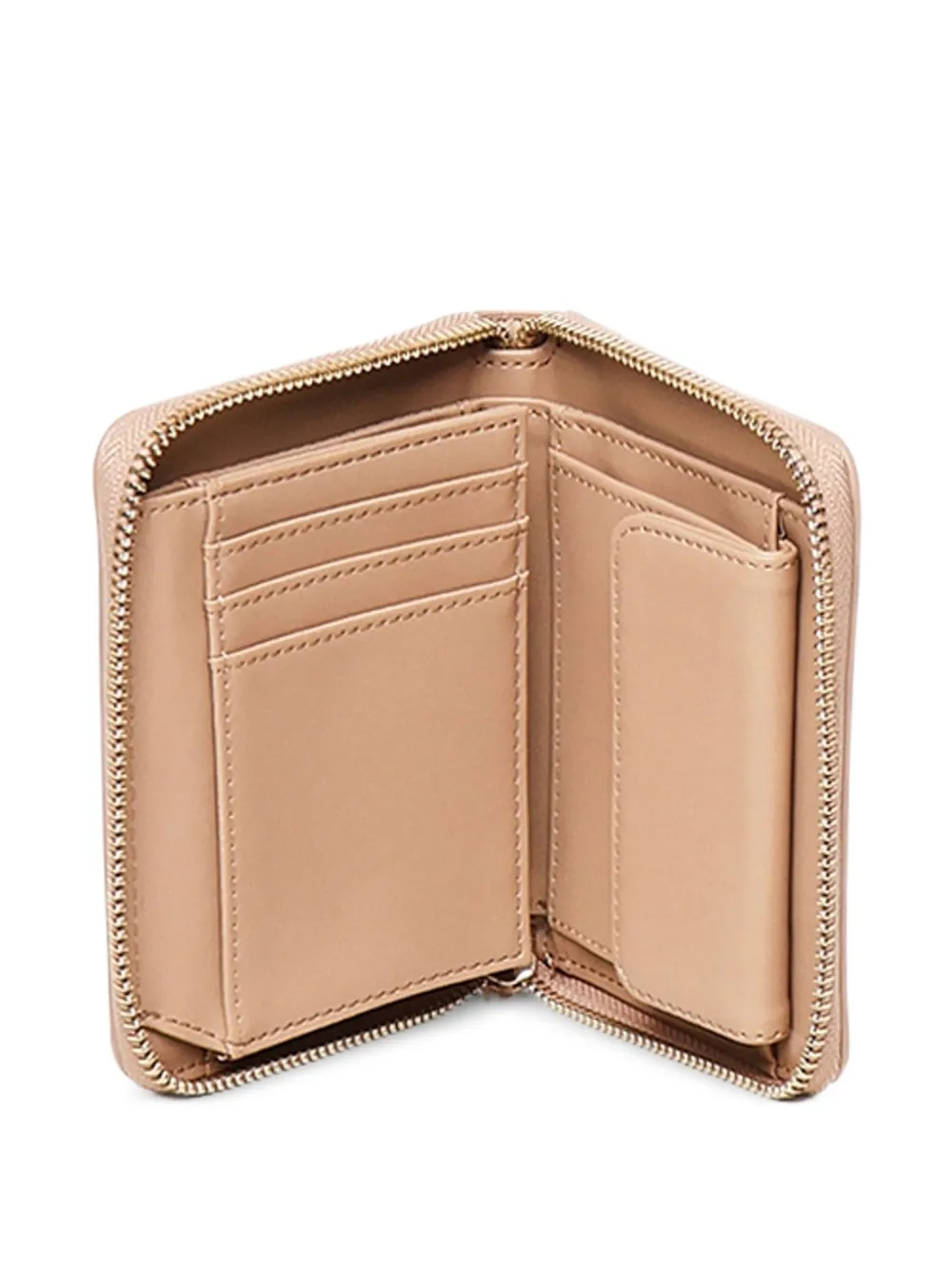 Love Moschino Portemonnee met rits en logodetail Roze