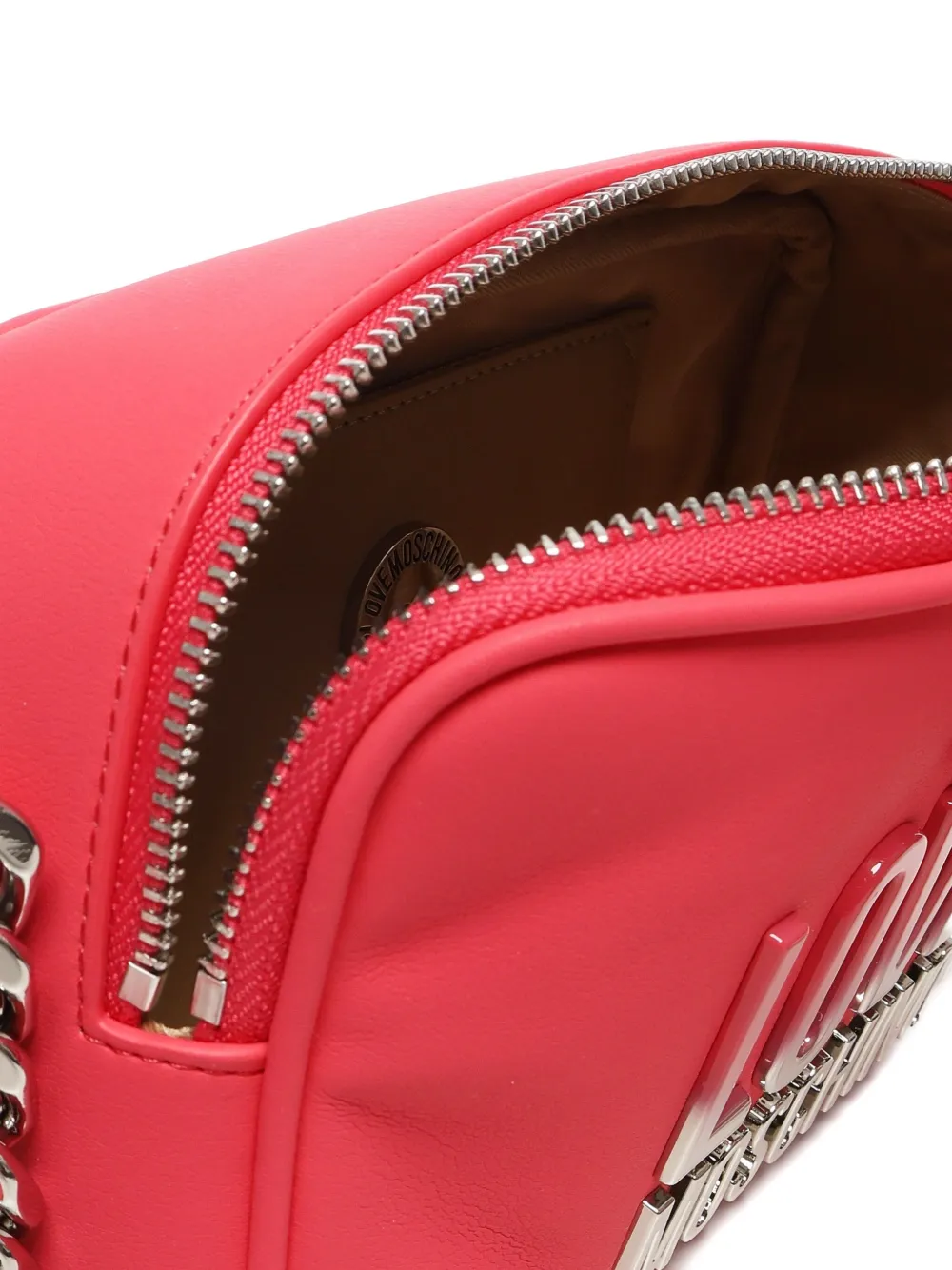 Love Moschino Schoudertas met logoplakkaat Roze