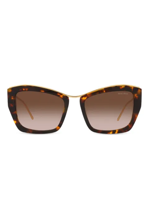 Miu Miu Eyewear tortoiseshell cat-eye sunglasses