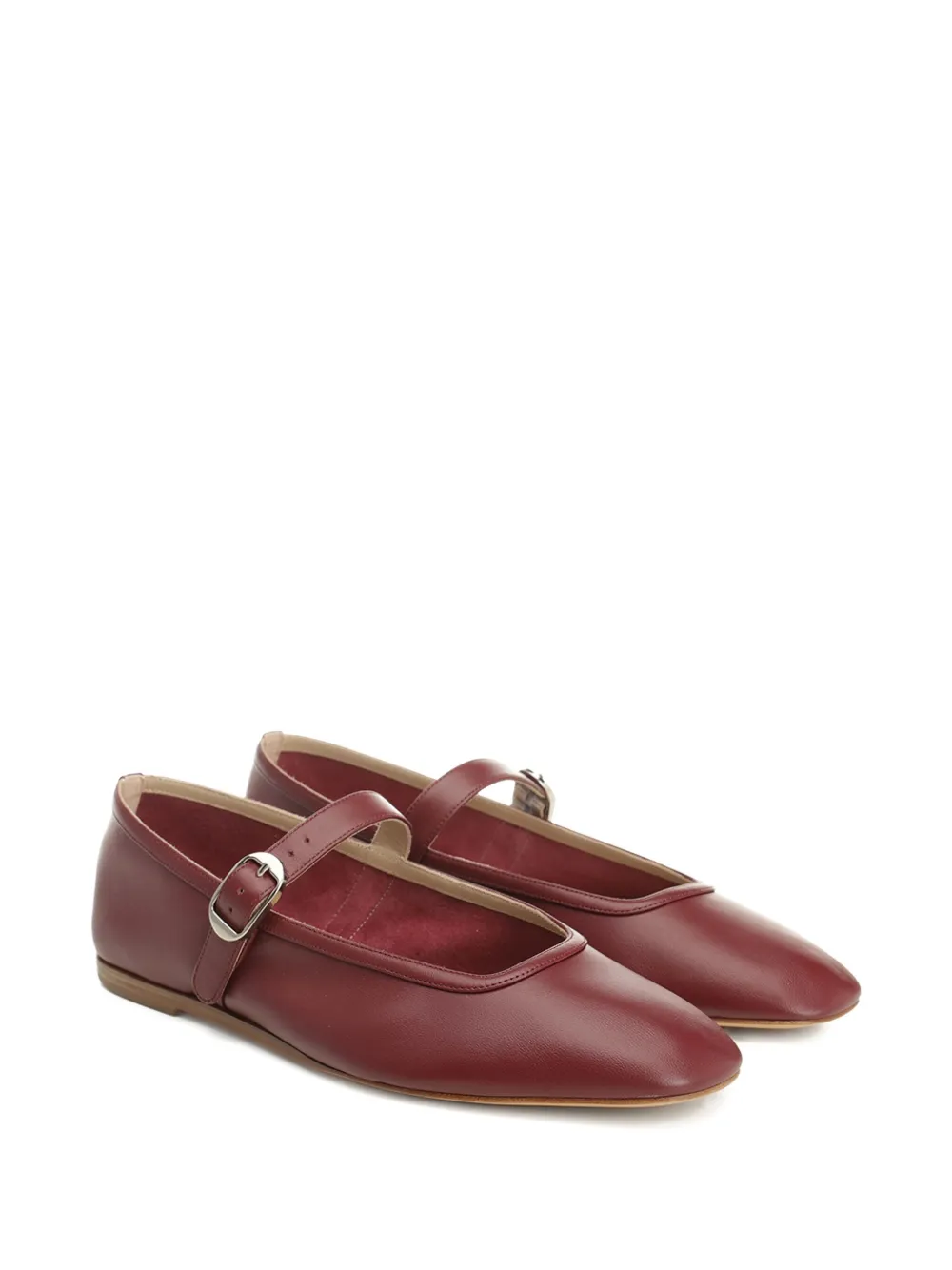 Le Monde Beryl buckle-strap ballet flats Brown