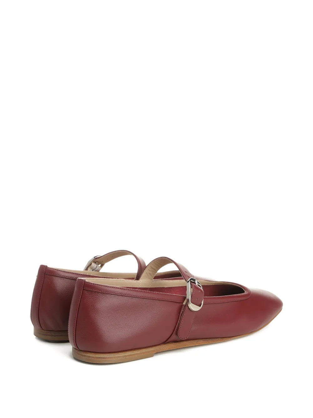 Le Monde Beryl buckle-strap ballet flats Brown