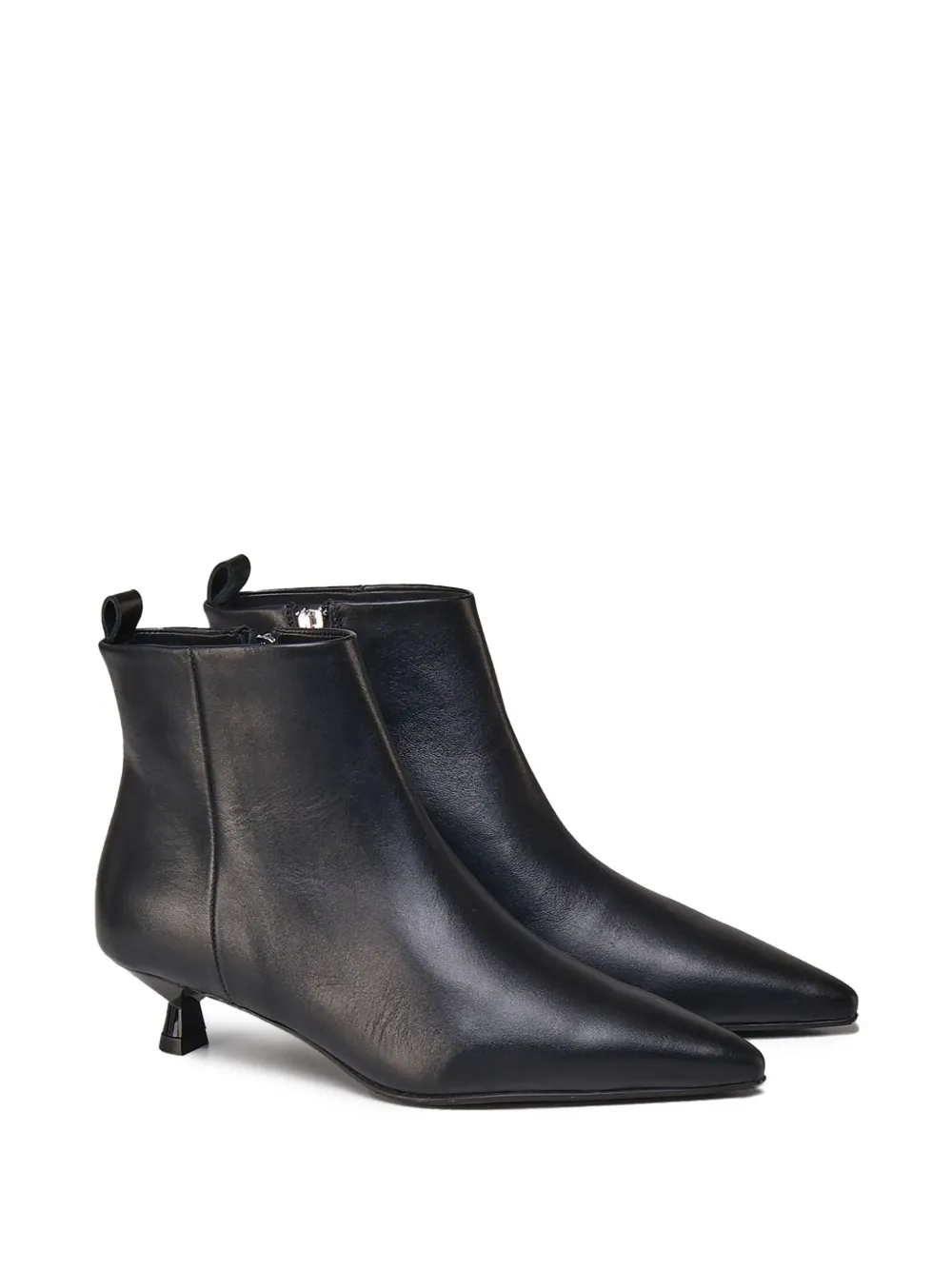Carmens Maya zip-detail pointed-toe ankle boots Black