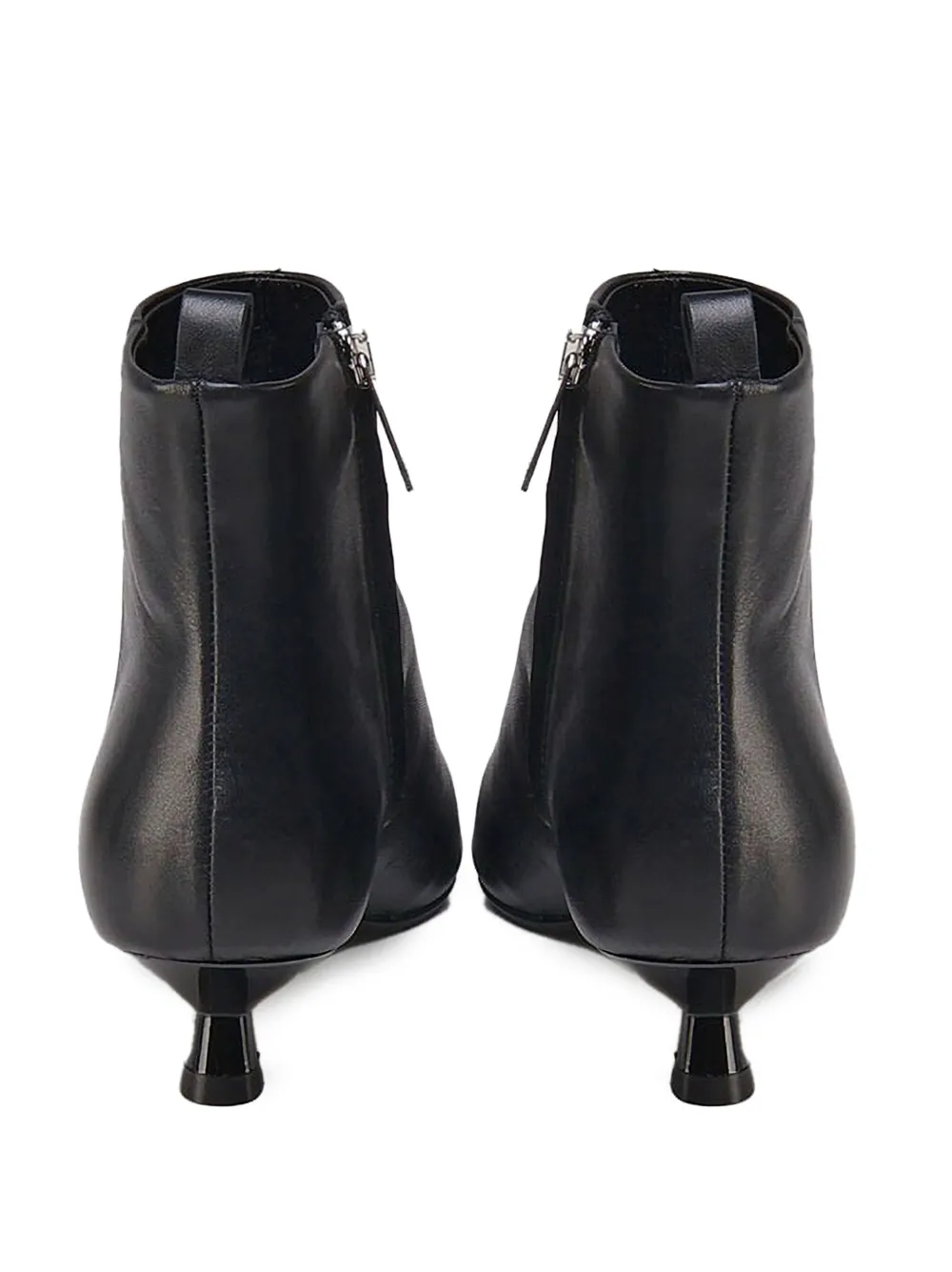 Carmens Maya zip-detail pointed-toe ankle boots Black