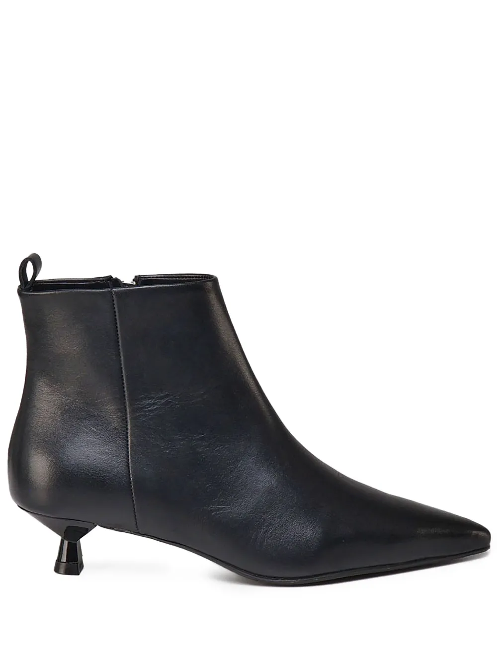 Carmens Maya zip-detail pointed-toe ankle boots Black