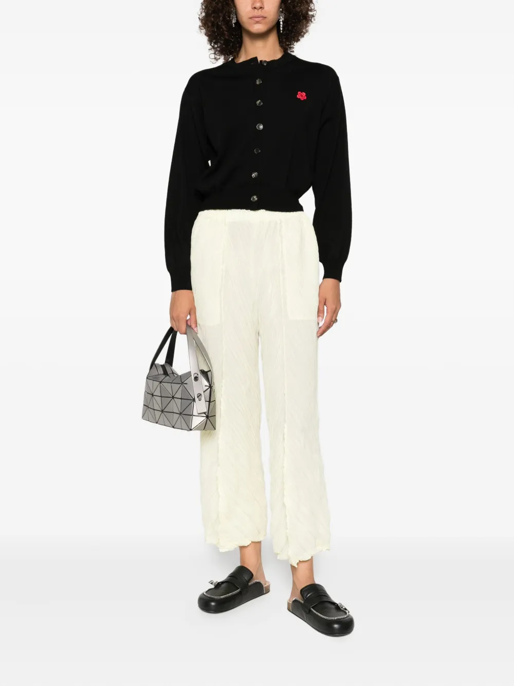 Kenzo Boke Flower buttoned cardigan Zwart