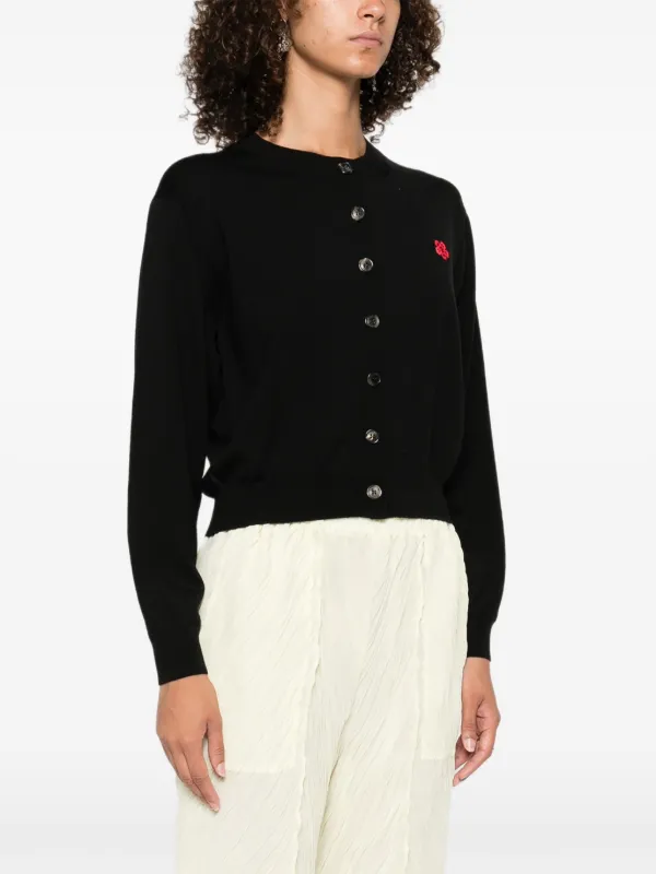 KENZO ケンゾー カーディガン トップス BOKE FLOWER FD52CA3833LB レディース 黒 BLACK ブラック ウール ギフト KENZO ケンゾー カーディガン トップス BOKE FLOWER