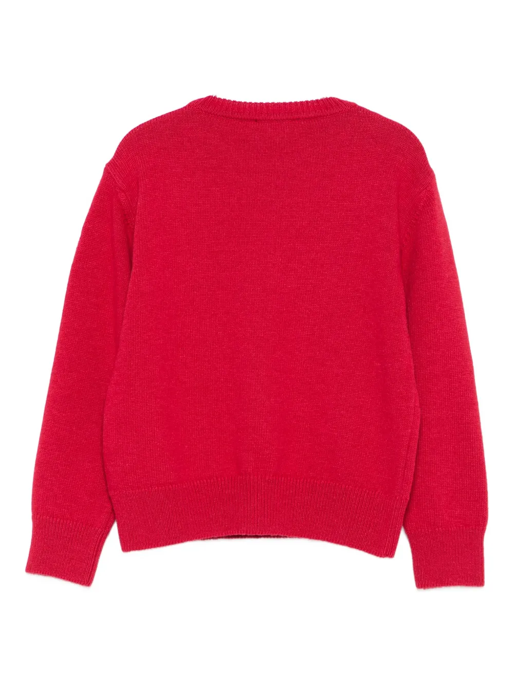 DSQUARED2 KIDS Trui met beerprint en ronde hals Rood