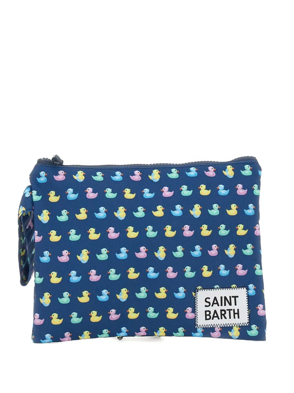 ducky-print clutch bag