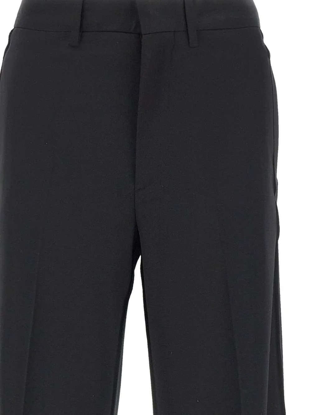 MM6 Maison Margiela Broek van scheerwolblend Zwart