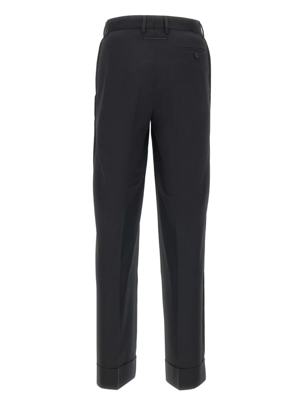 MM6 Maison Margiela Broek van scheerwolblend Zwart