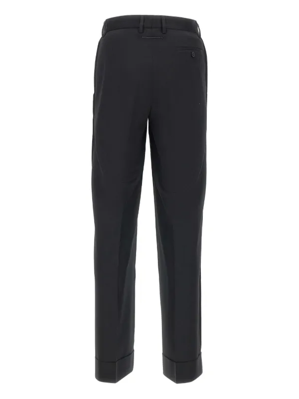 パンツ Mm6 Maison Margiela Virgin Wool Trousers MM6 Maison Margiela Virgin wool-blend Trousers | Black