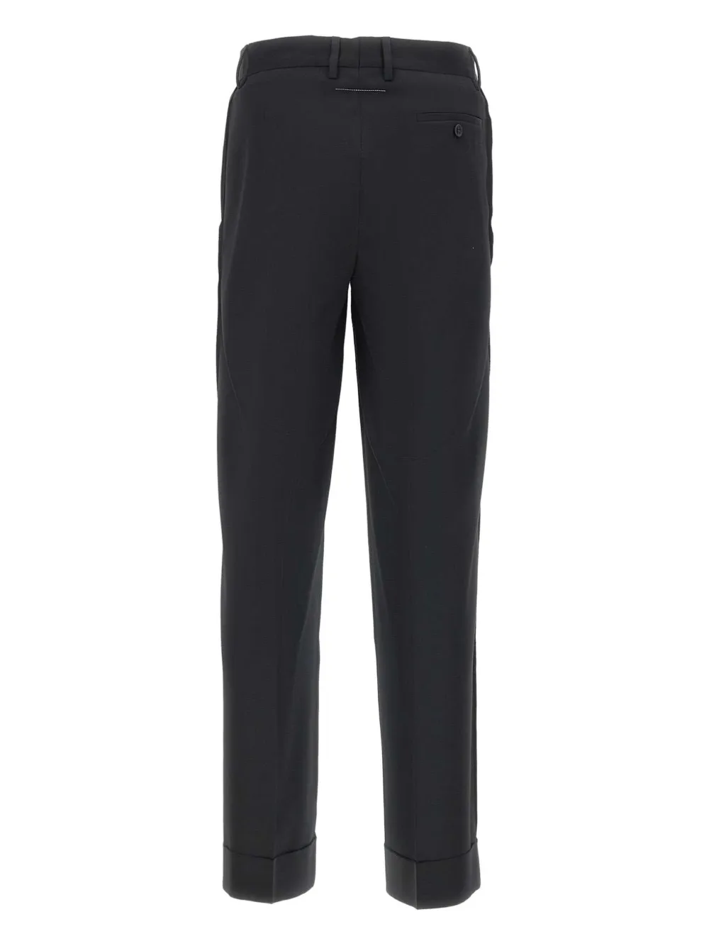 MM6 Maison Margiela Broek van scheerwolblend Zwart