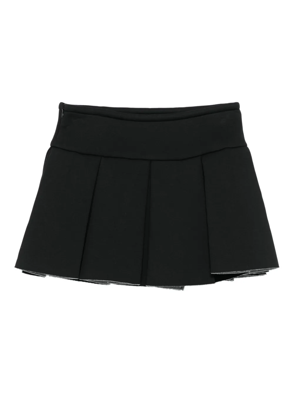 Marni Kids Plooirok met logo Zwart