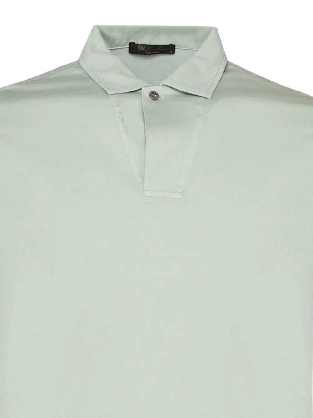 Loro Piana Poloshirt met korte mouwen Groen