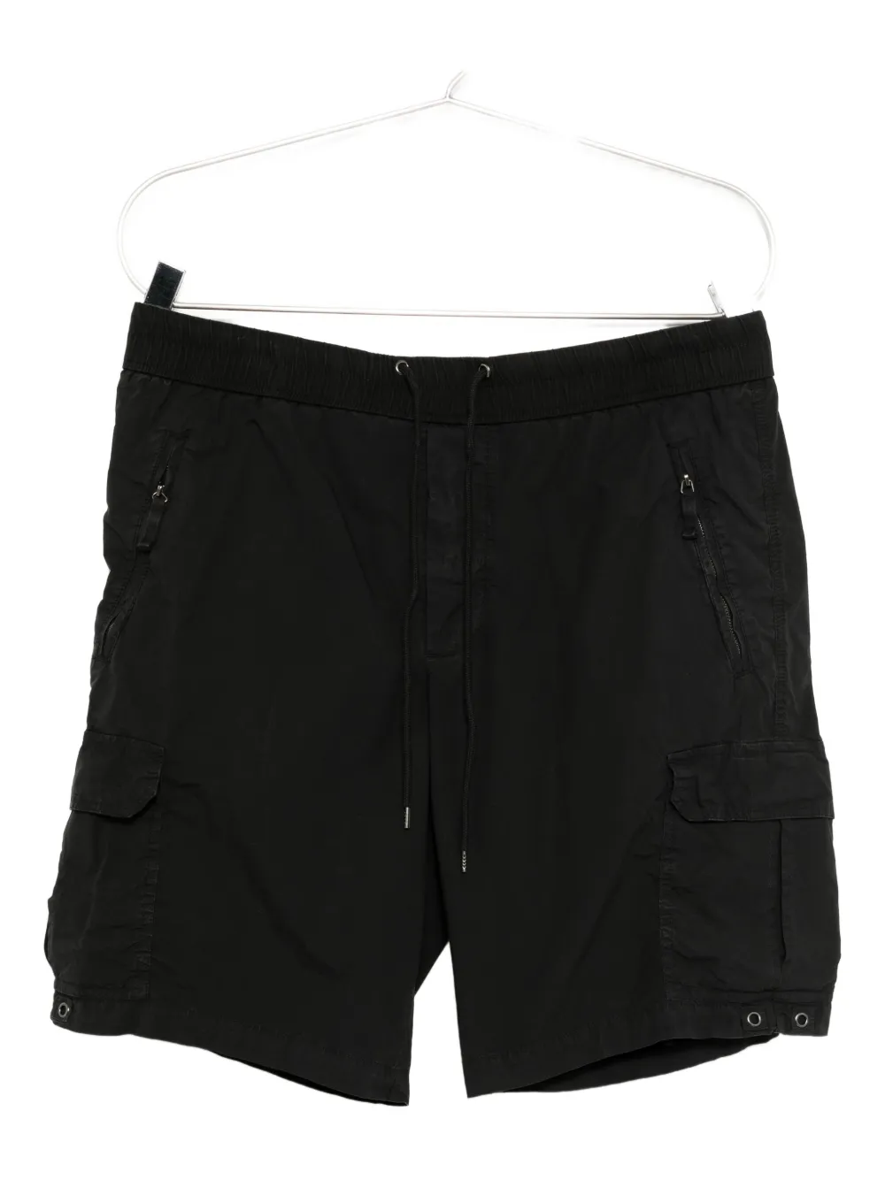James Perse Shorts cargo in popeline - Nero