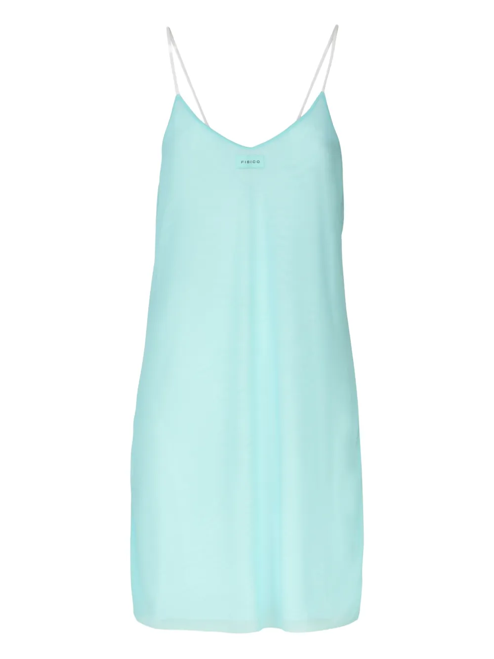 Fisico thin-strap dress - ブルー Fisico thin-strap dress - ブルー