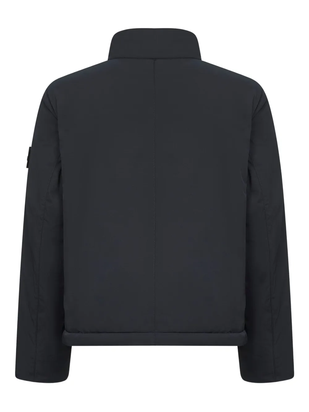 Stone Island Gewatteerd jack met opstaande kraag Zwart