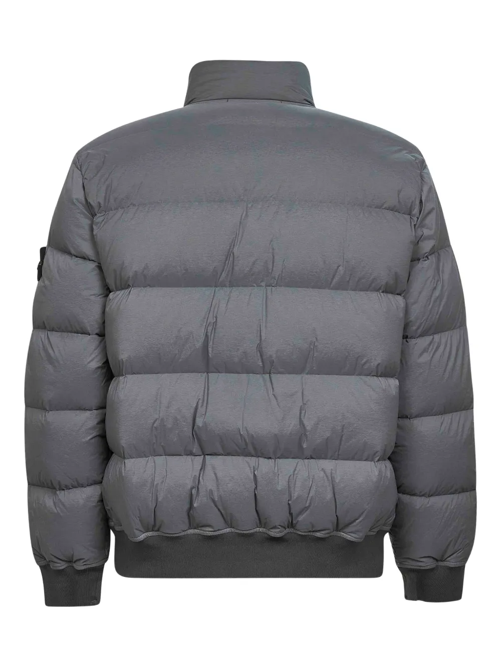Stone Island Gewatteerd jack met opstaande kraag Grijs