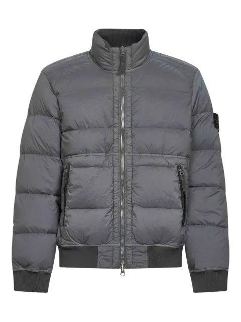 Stone Island Gesteppte Jacke mit Stehkragen