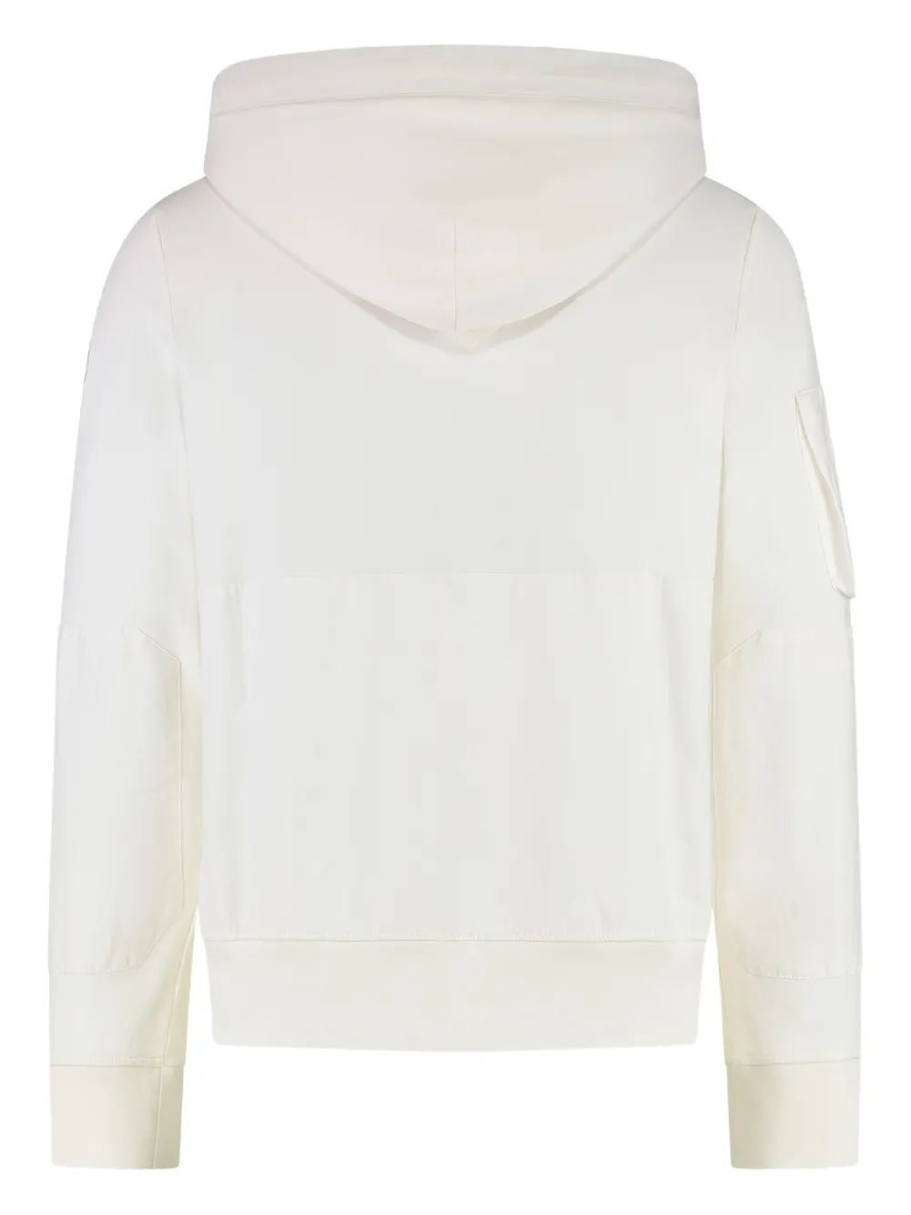 Canada Goose Hoodie met rits en zakken Wit