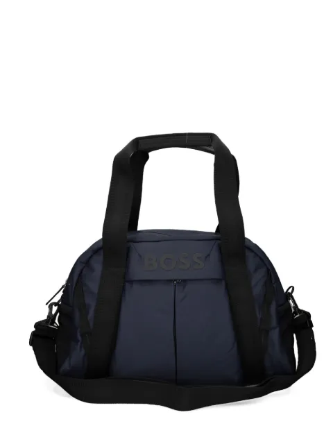 BOSS logo-plaque holdall