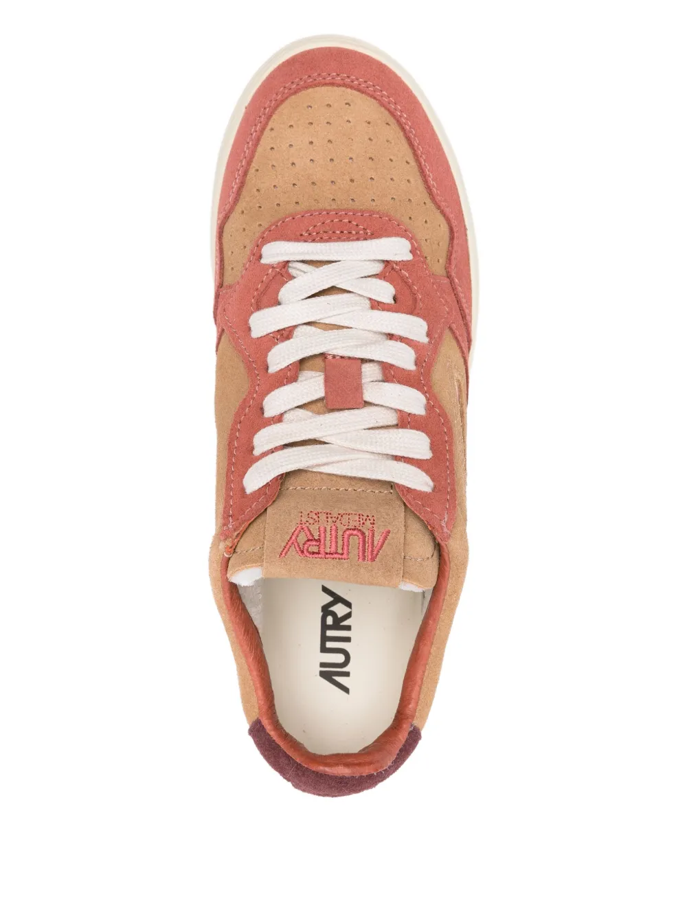 Autry Medalist Low Suede Sneakers In Brown