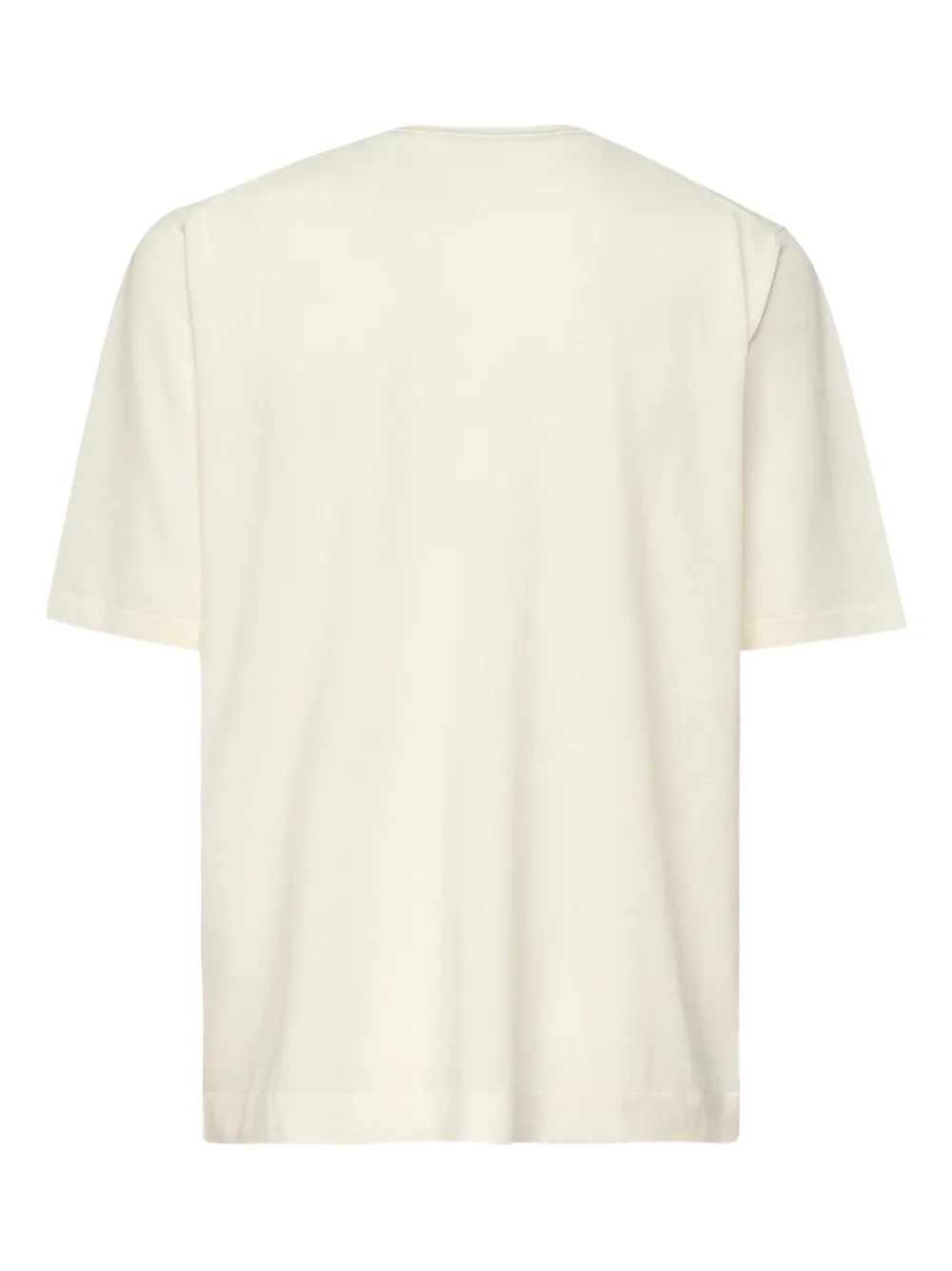 Loro Piana Katoenen T-shirt met korte mouwen Wit