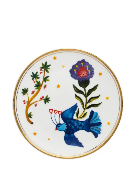Bitossi Home bird floral plate set