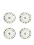 Bitossi Home marine-print deep plate (set of four) - White