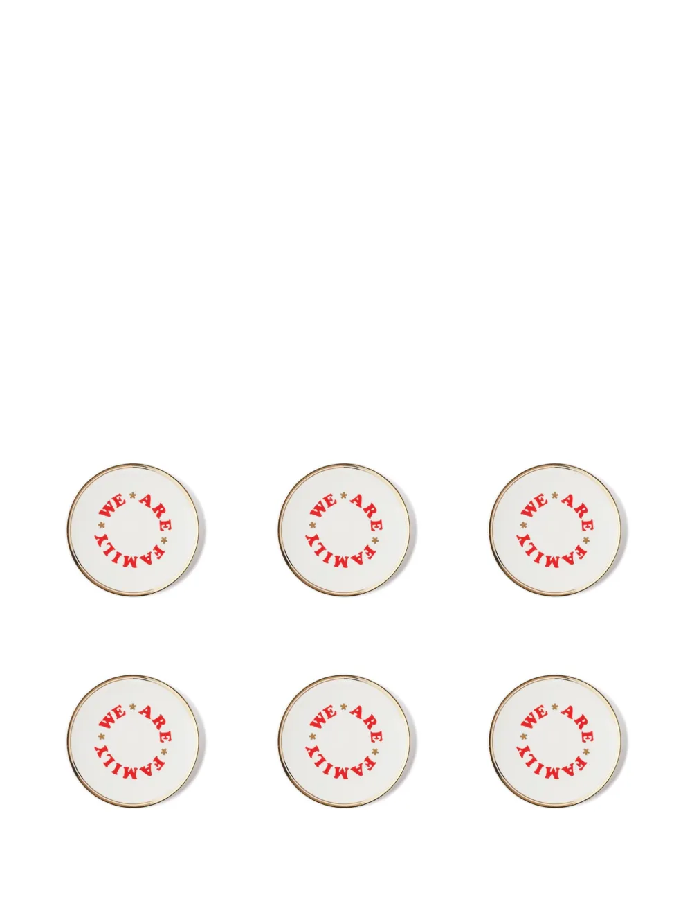 Bitossi Home We are Family plates (set of six) | Tableware | Image 2