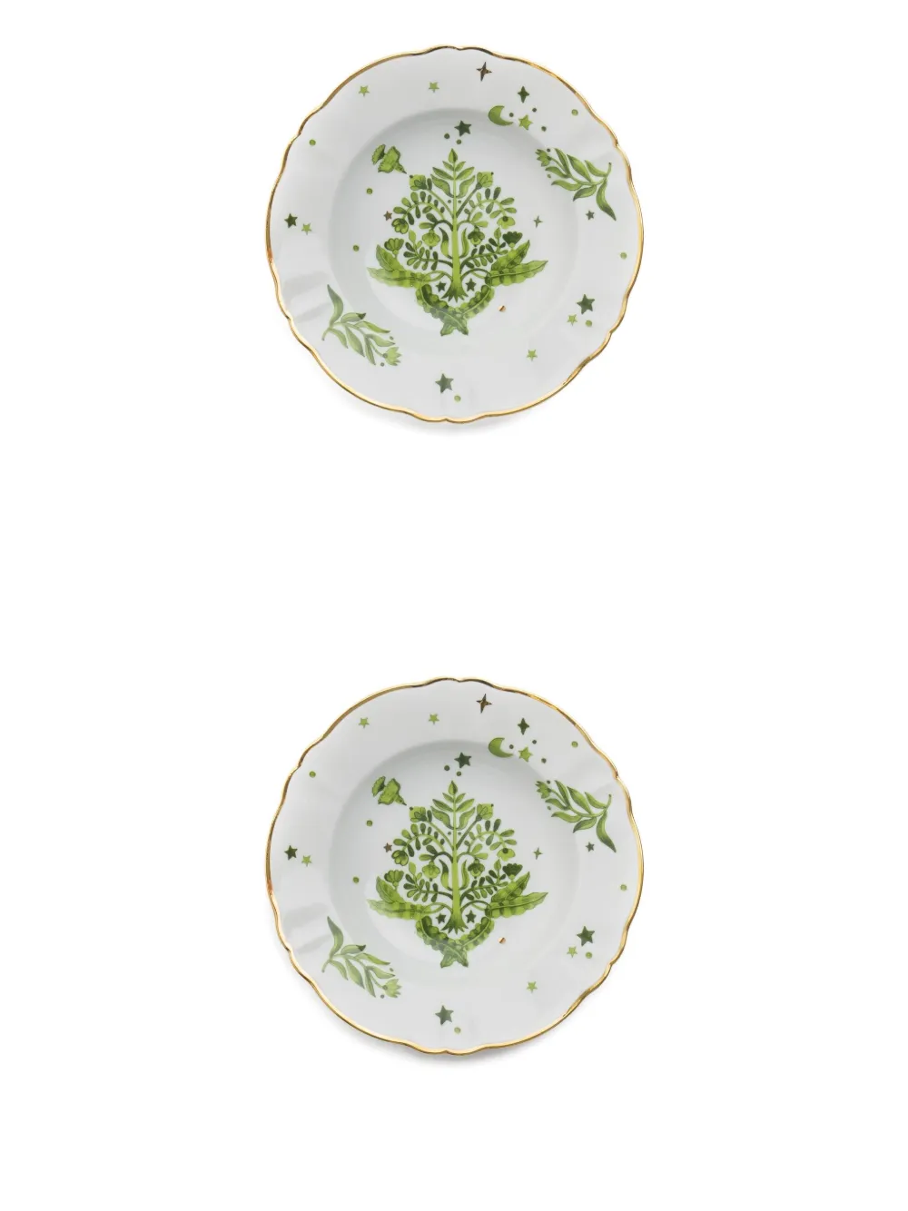 Bitossi Home Eden-print Deep Plate In White