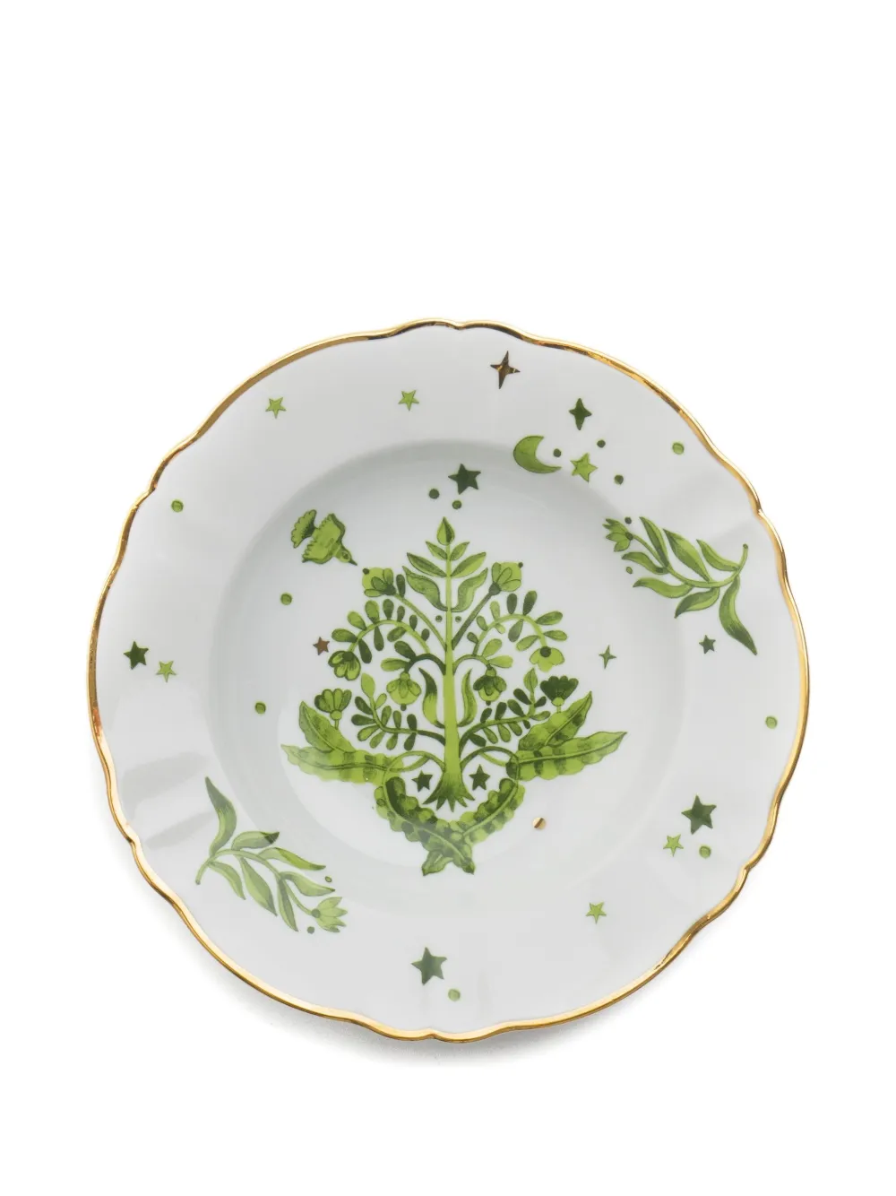 Bitossi Home Eden-print Deep Plate In White
