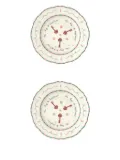 Bitossi Home key-print plates (set of two) - White