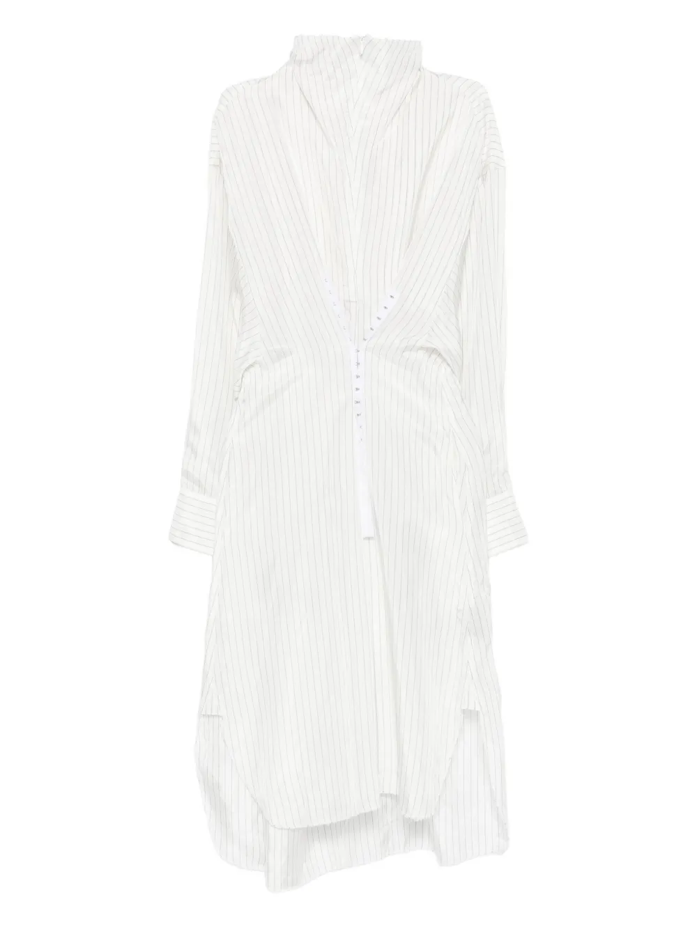 striped shirt dress