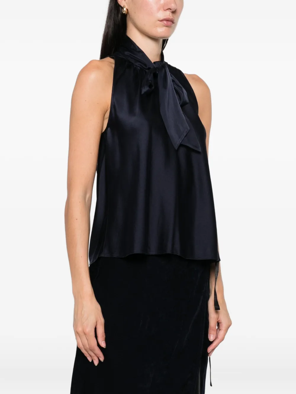 Forte Forte Halterneck Blouse In Black