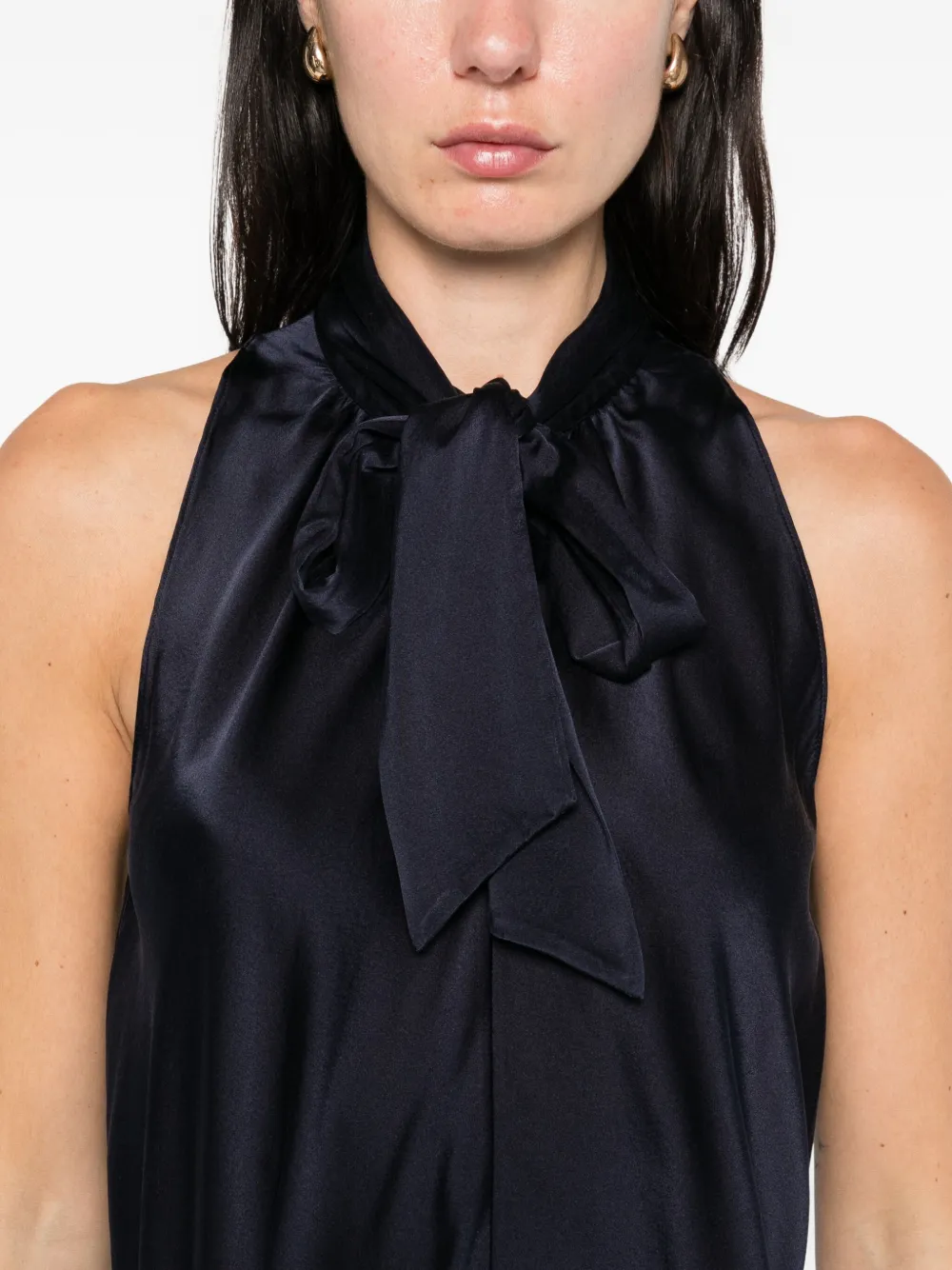 Forte Forte Halterneck Blouse In Black
