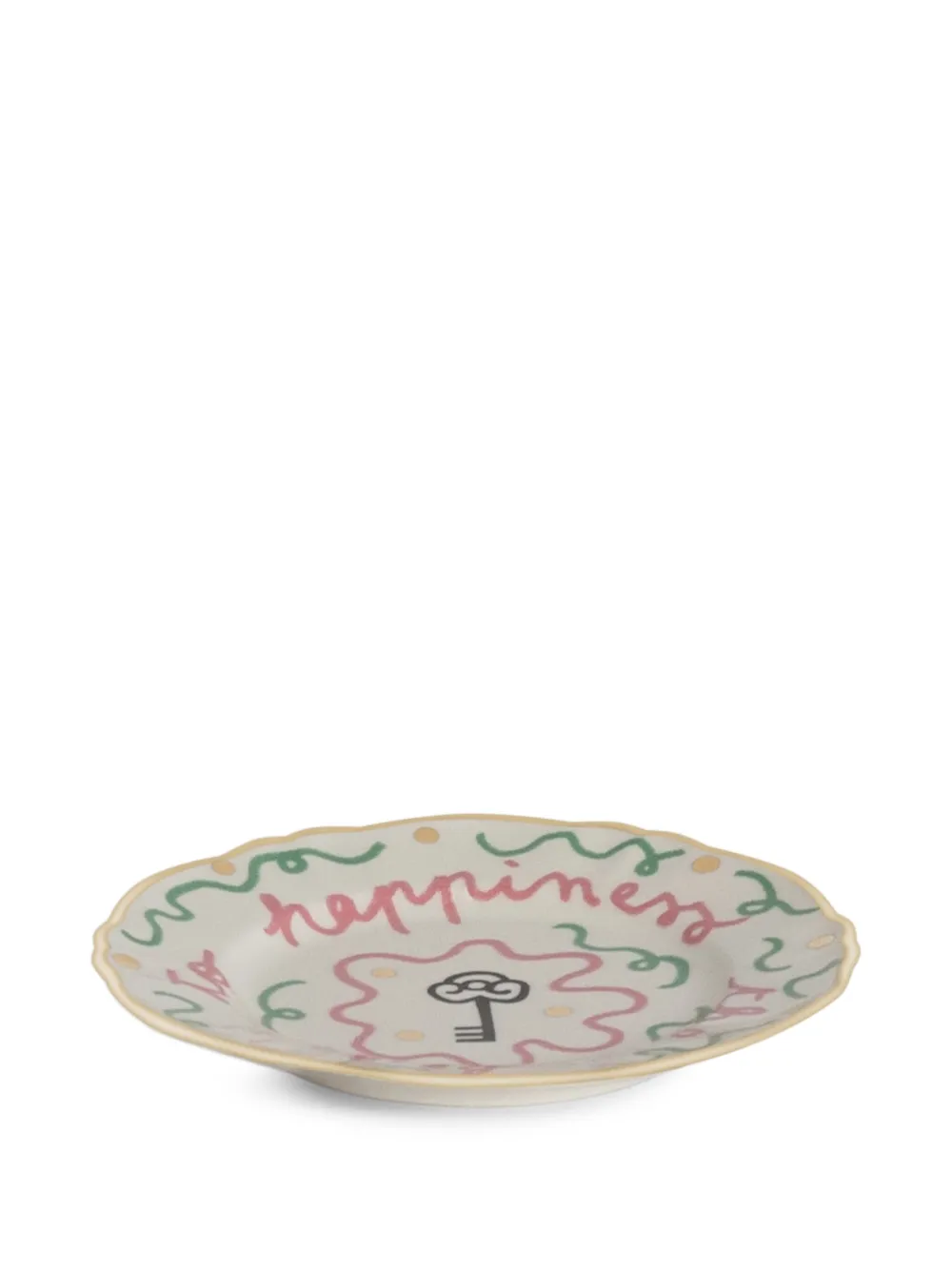 Bitossi Home Key-print Plate (set Of Two) In Multi