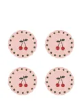 Bitossi Home printed plate (set of four) - Pink