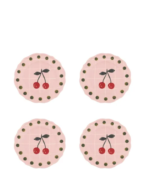 Bitossi Home printed plate (set of four)