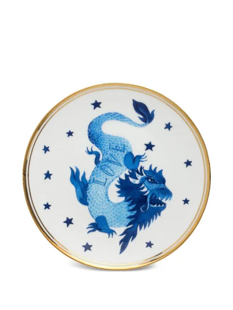 Bitossi Home juego de cuatro platos con diseño de dragón