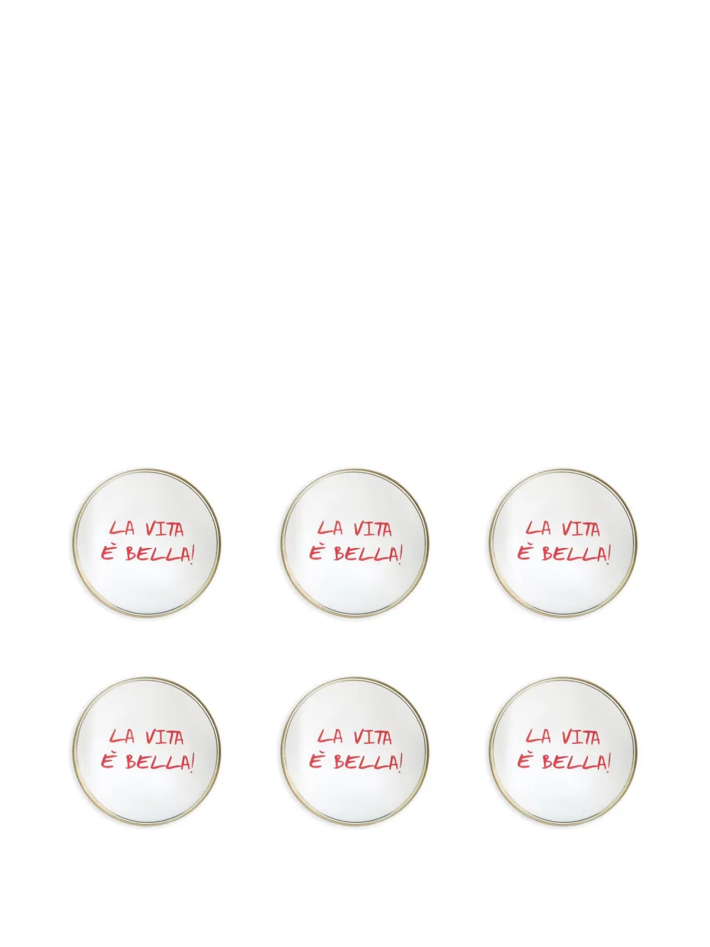 Bitossi Home Tableware Multicolor Uni In White