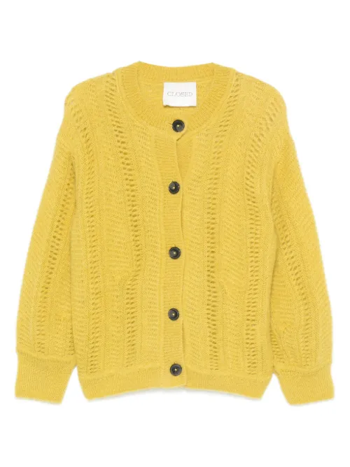 Cardigan en maille torsadée - Closed - Modalova