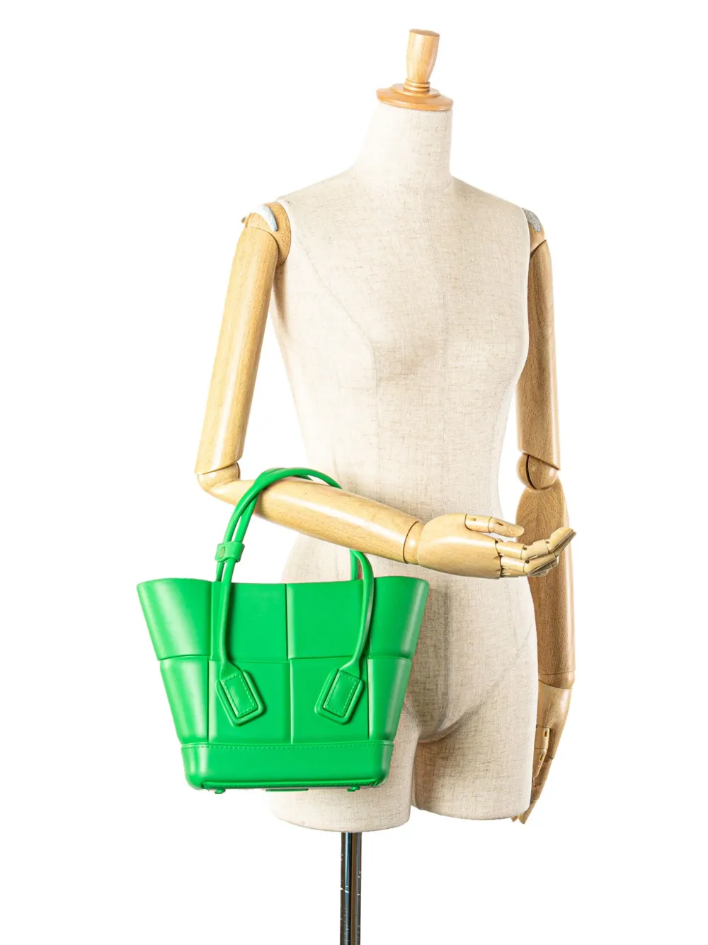 Bottega Veneta Pre-Owned 2019-2023 Mini Rubber Arco Shopping Bag handbag | Pre-Owned | Image 2